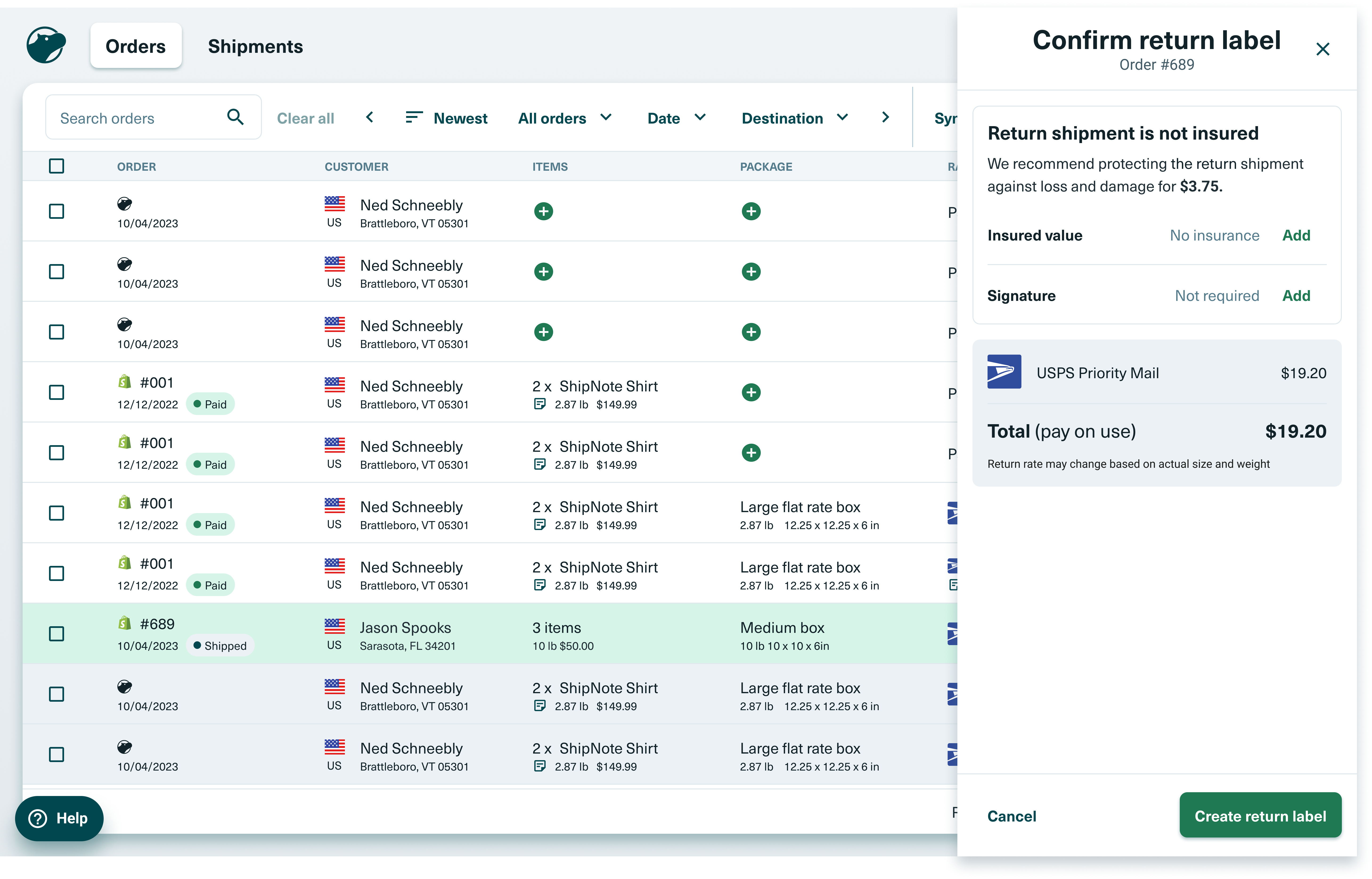 How to Create Return Labels in Shippo – Shippo